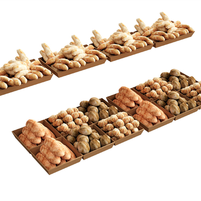  食物饮料 面包蛋糕 点心su模型 