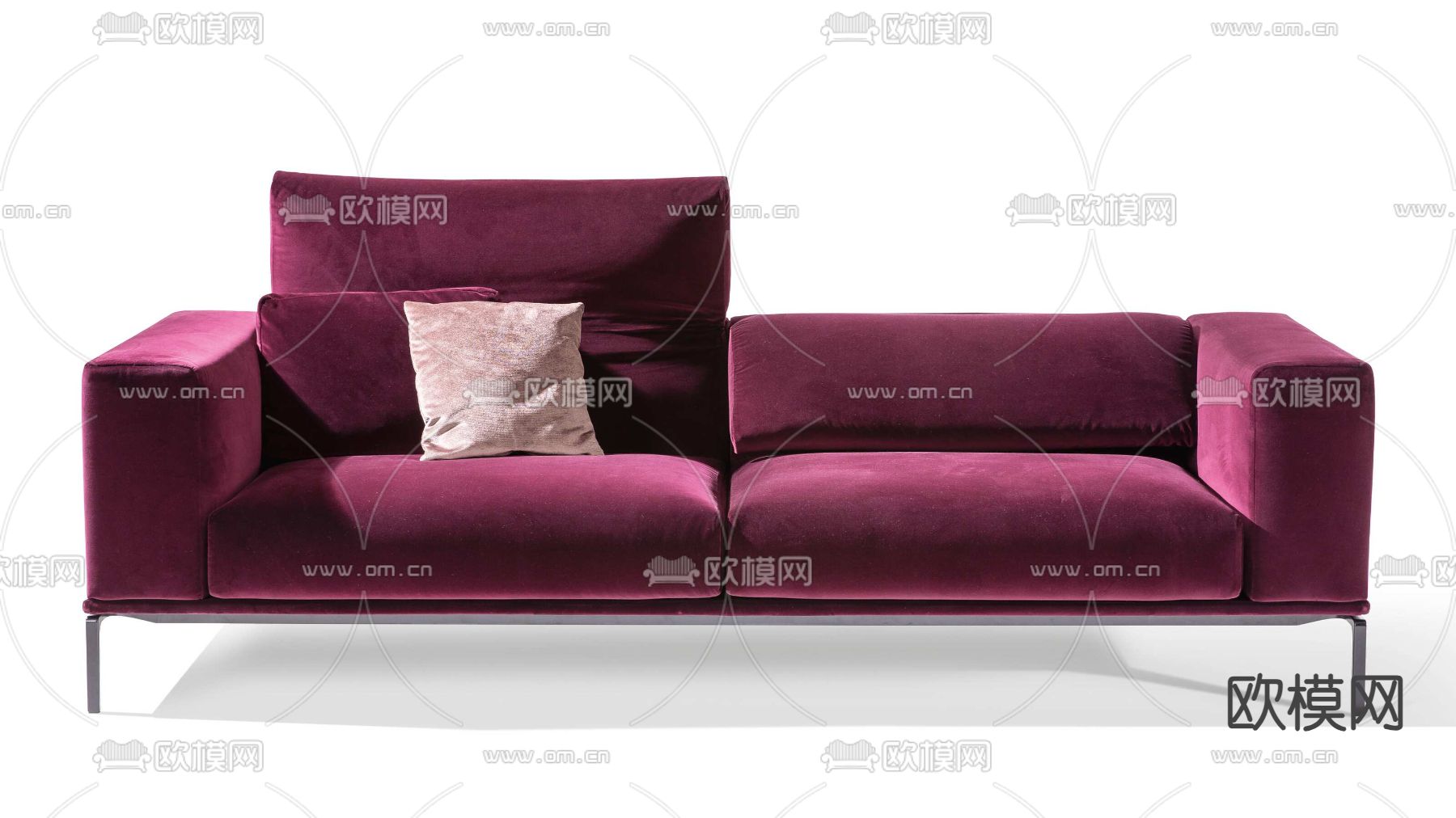 cassina 双人沙发3d模型下载（渲染图1）