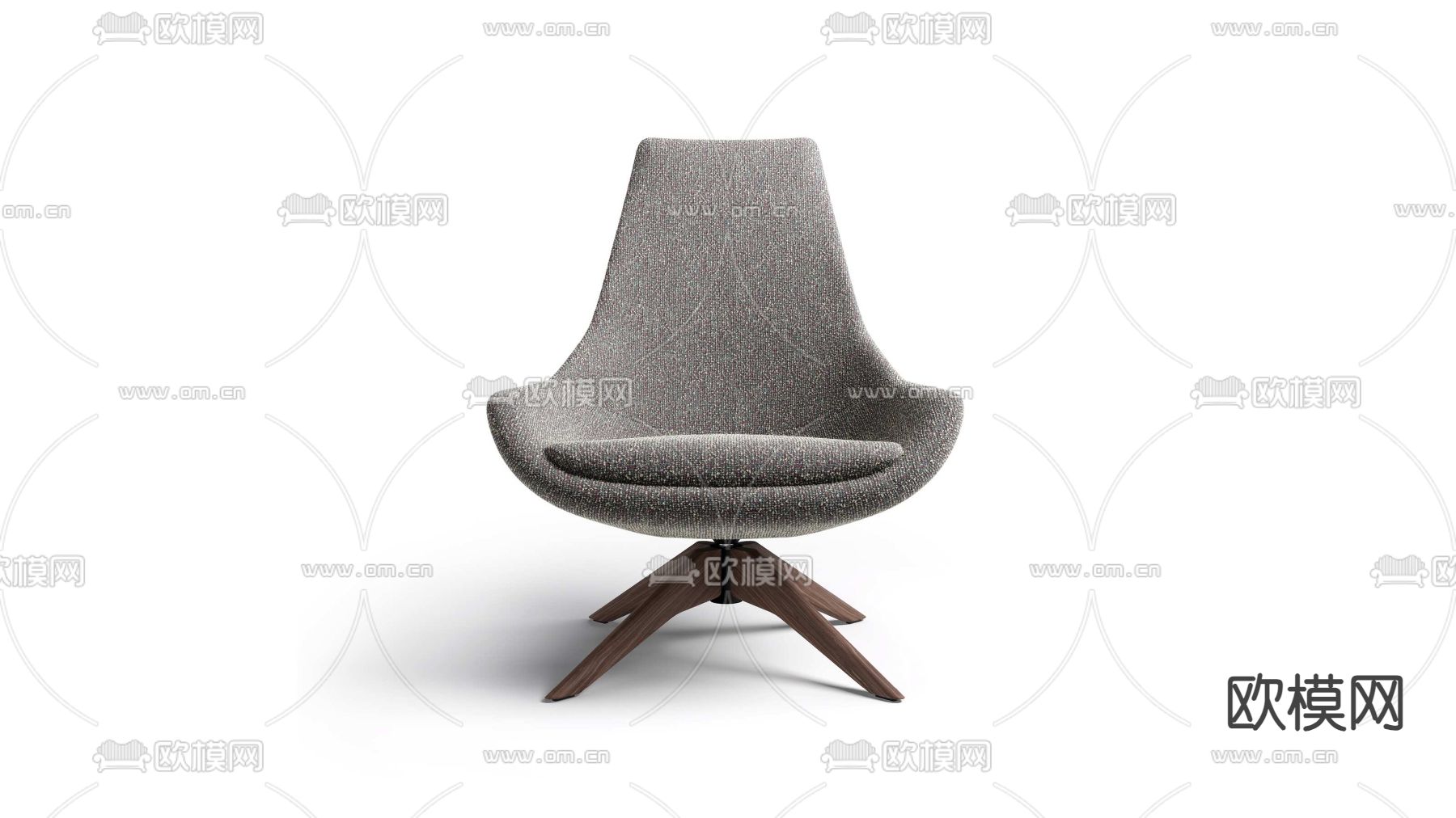 cassina沙发椅 休闲椅3d模型下载（渲染图1）