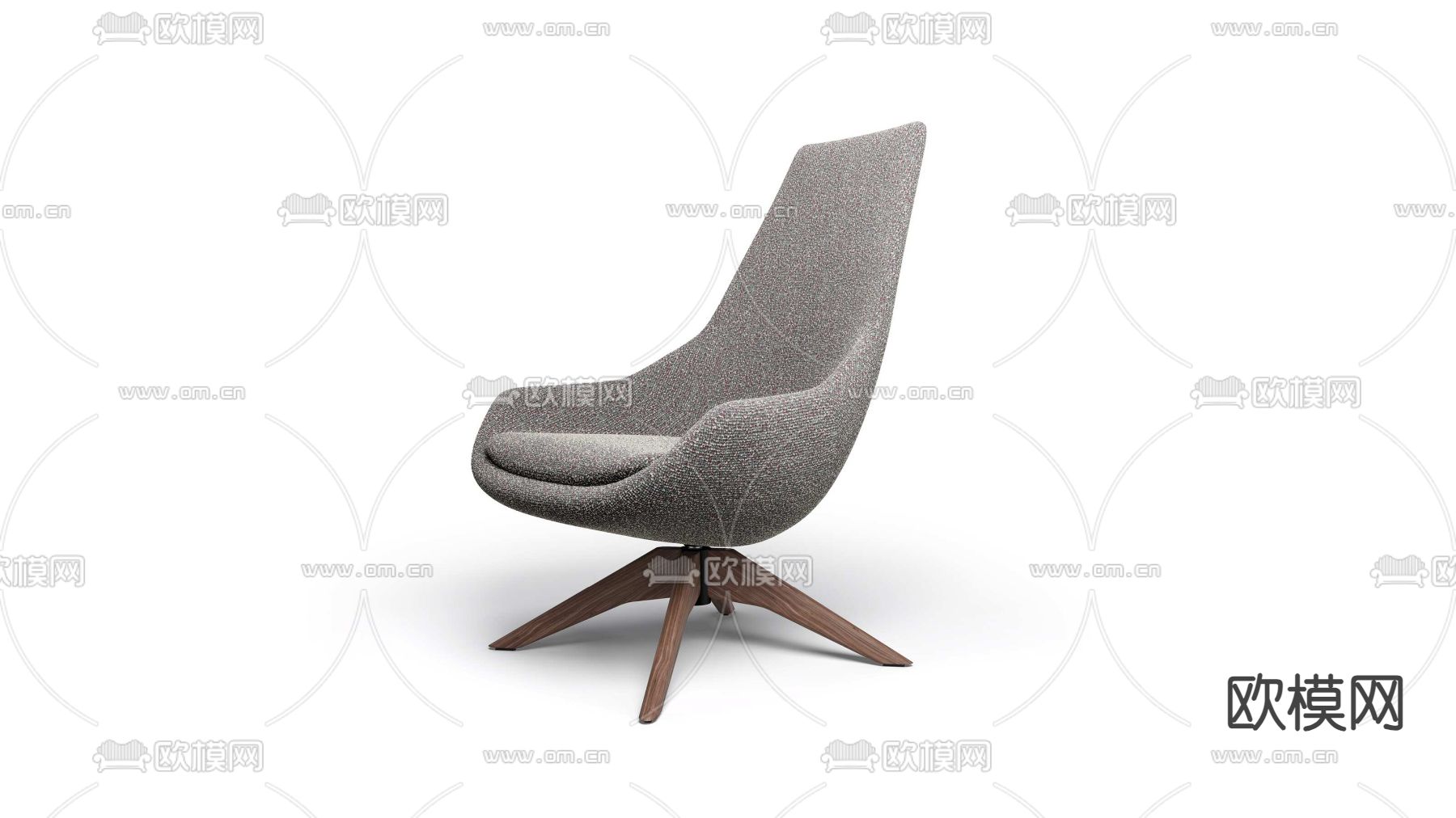 cassina沙发椅 休闲椅3d模型下载（渲染图2）
