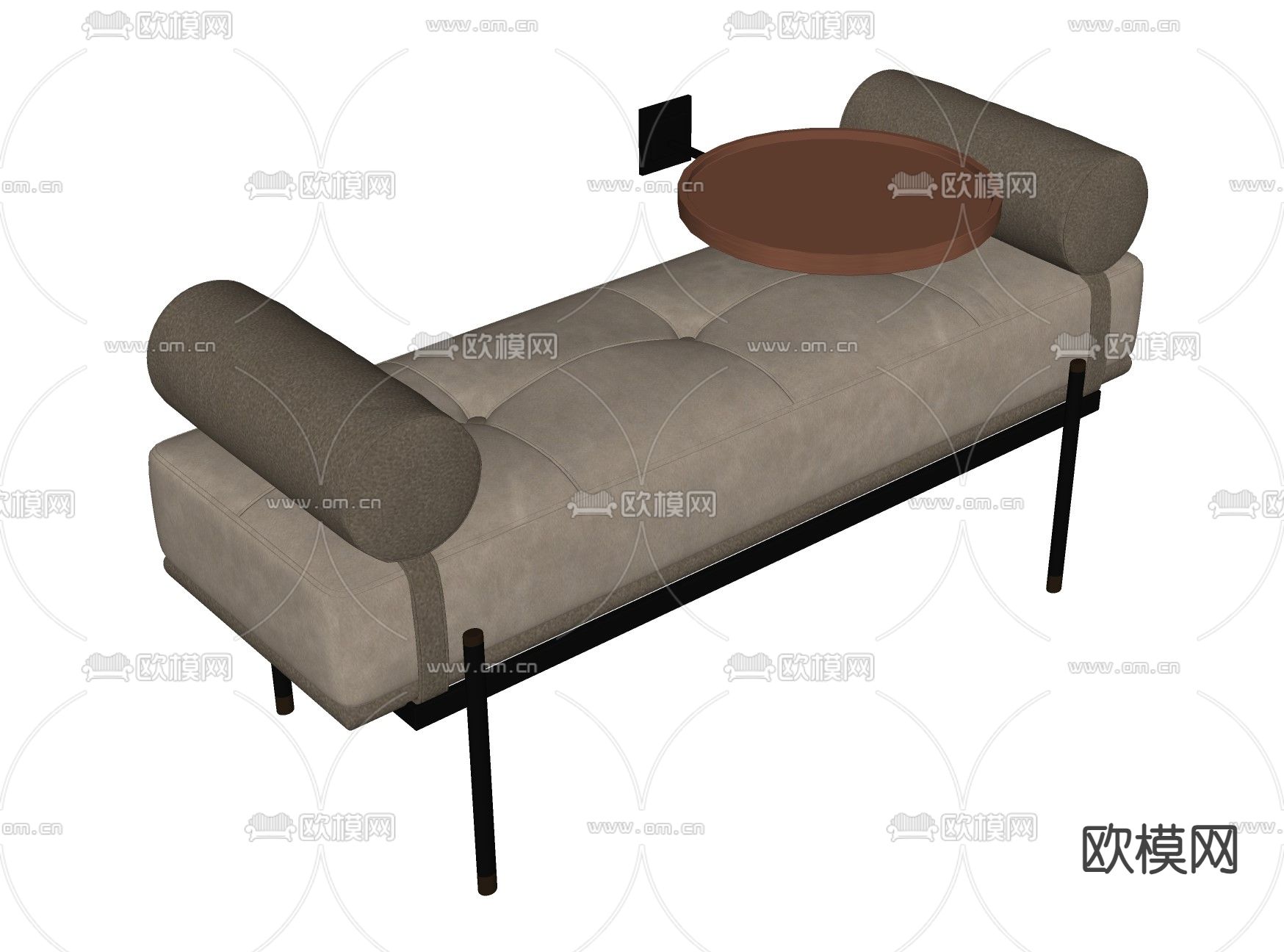 床尾凳su模型下载（渲染图2）