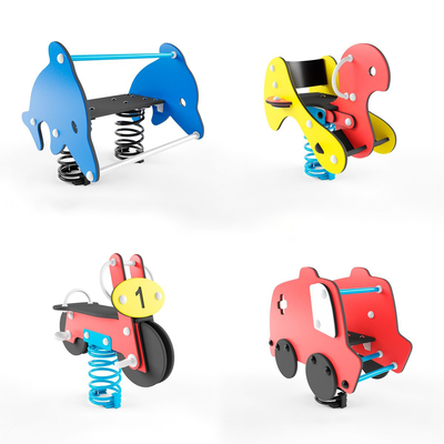  弹簧摇摇马 木马su模型 