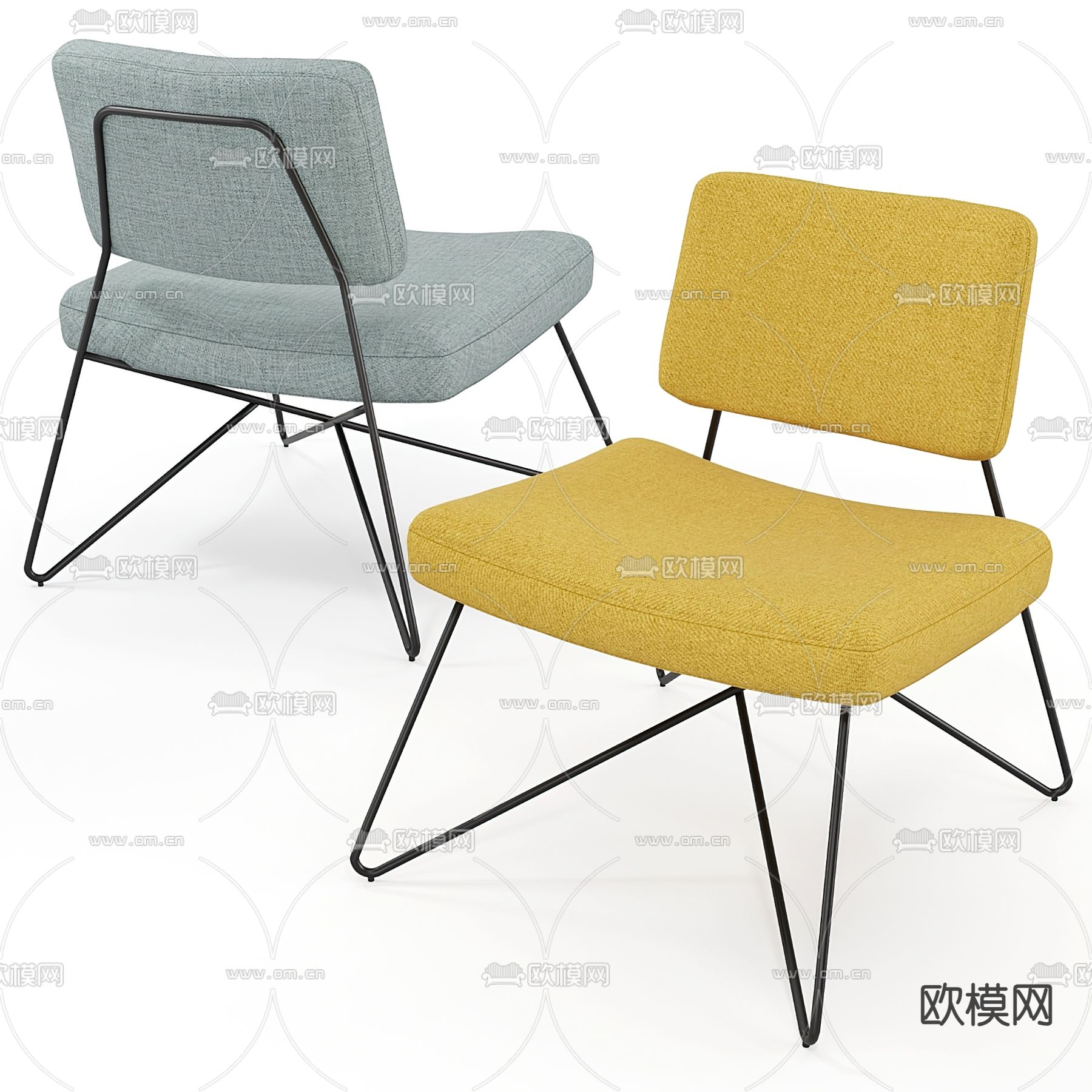 椅子 休闲椅3d模型下载_ID14268507_3dmax免费模型-欧模网