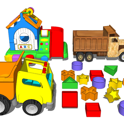  儿童玩具 积木乐高su模型 