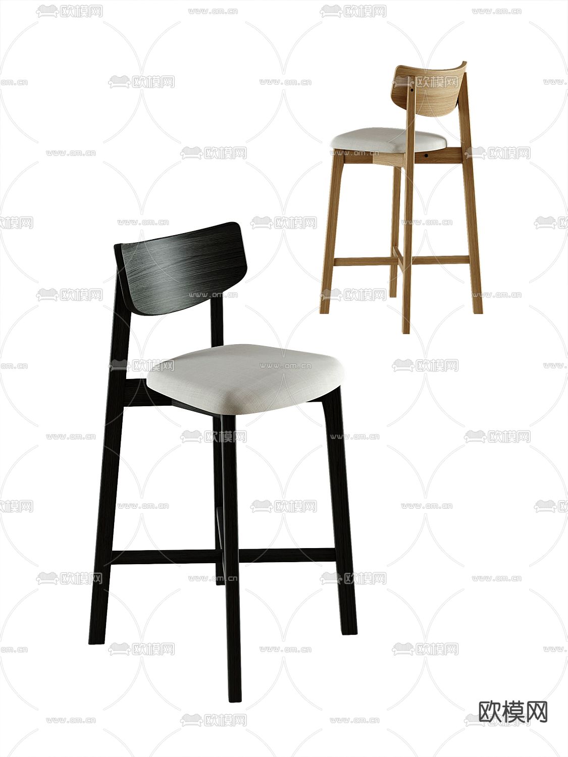 吧椅 吧凳3d模型下载