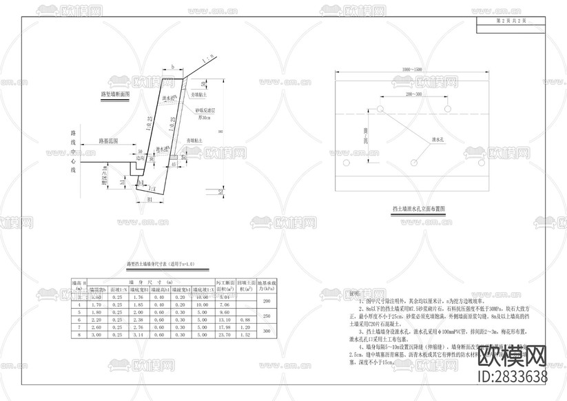 大巖段道路改擴建工程項目CAD施工圖下載(渲染圖3)