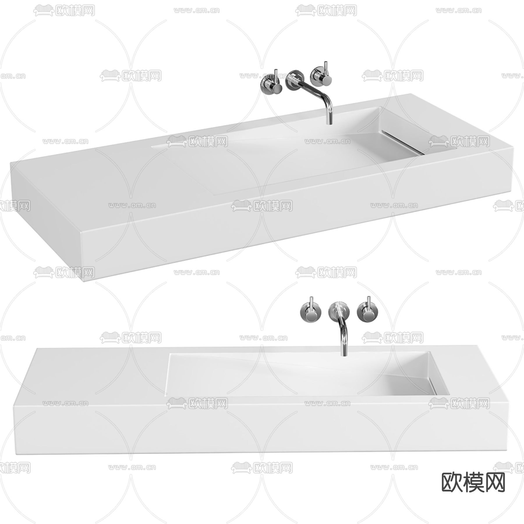 台盆 洗手盆3d模型下载