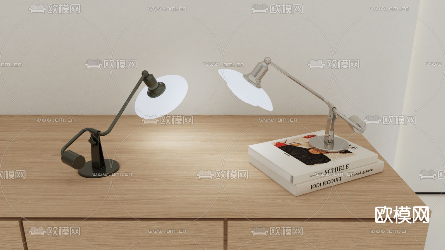 台灯su模型下载（渲染图1）