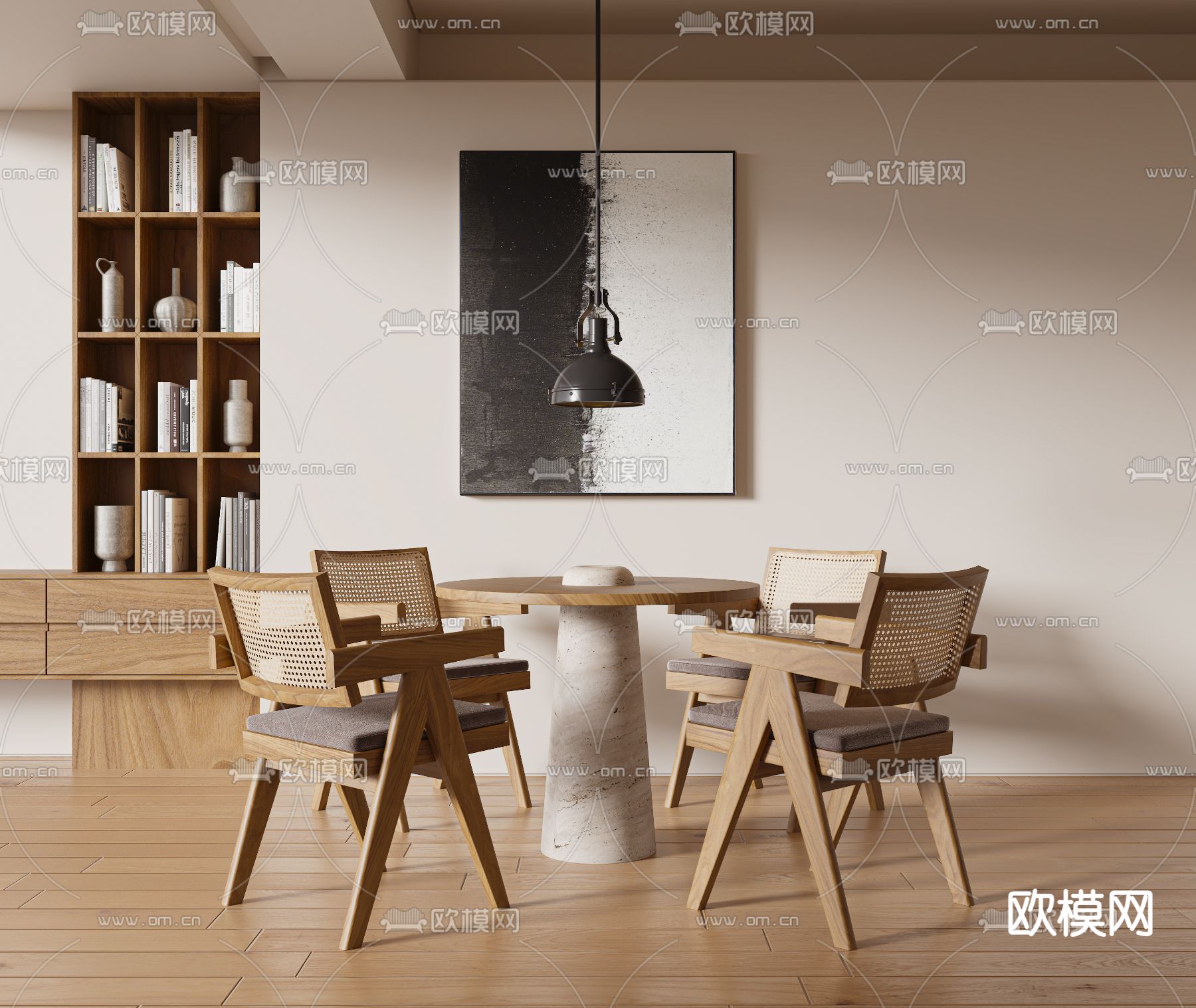 休闲桌椅 洽谈桌椅3d模型下载