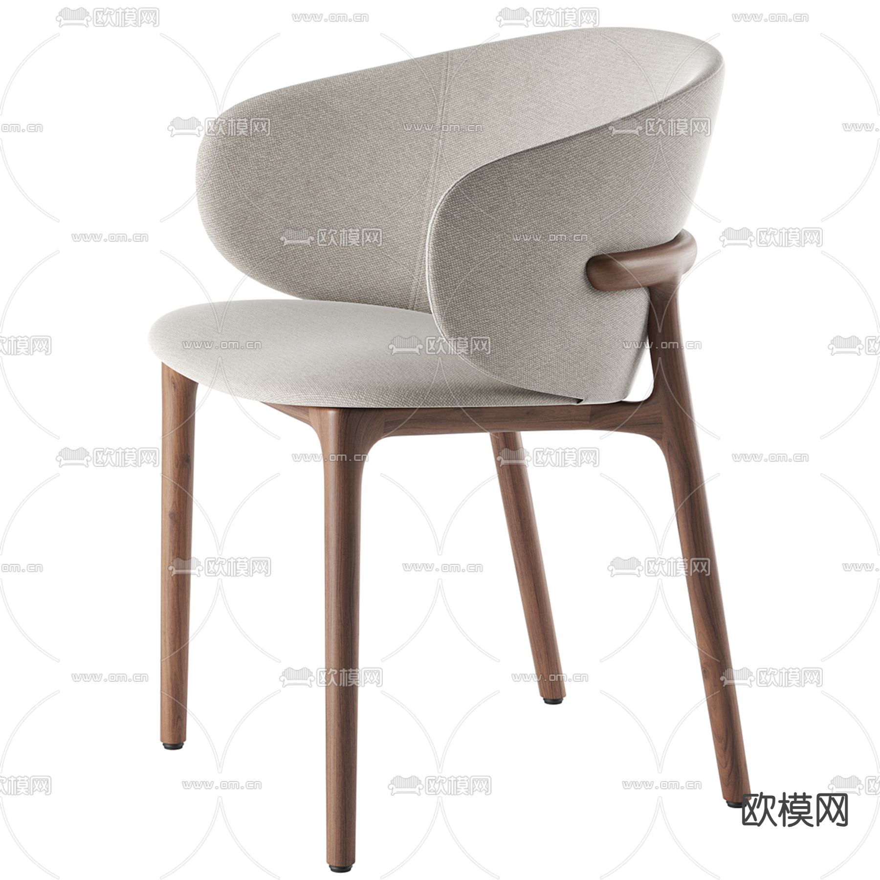 Cassina 椅子 餐椅3d模型下载（渲染图3）