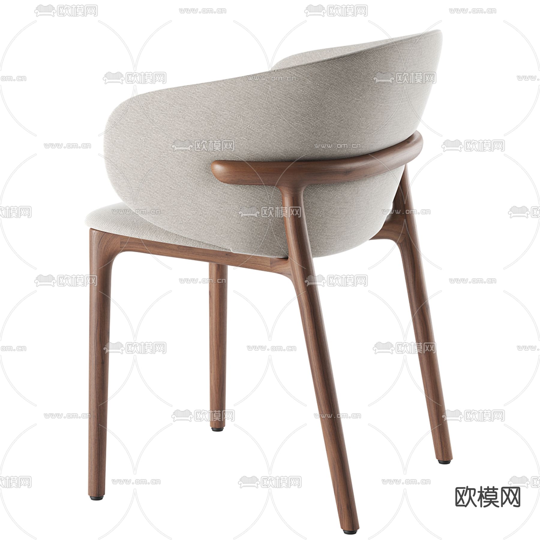 Cassina 椅子 餐椅3d模型下载（渲染图2）
