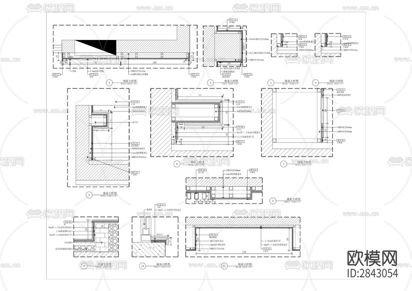康莊美地項(xiàng)目改造裝修工程CAD施工圖下載(渲染圖9)