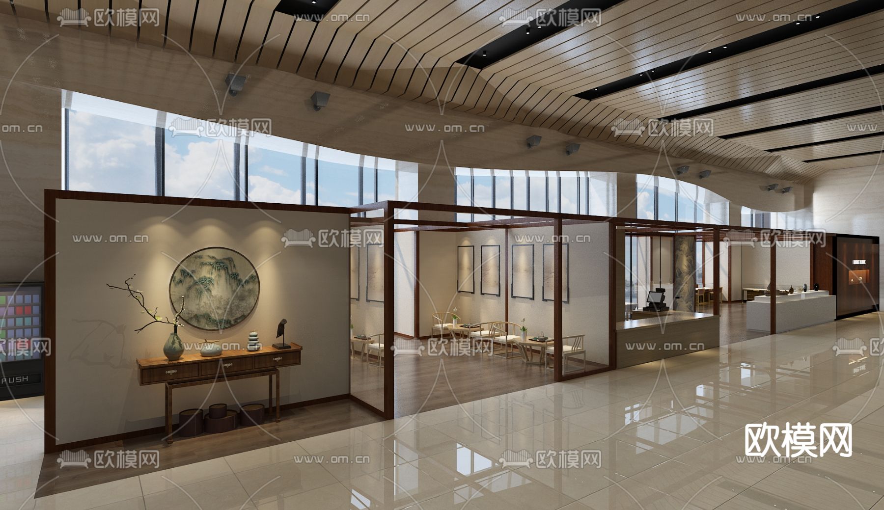 展厅免费3d模型下载