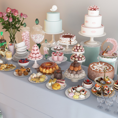  食物 饮料su模型 