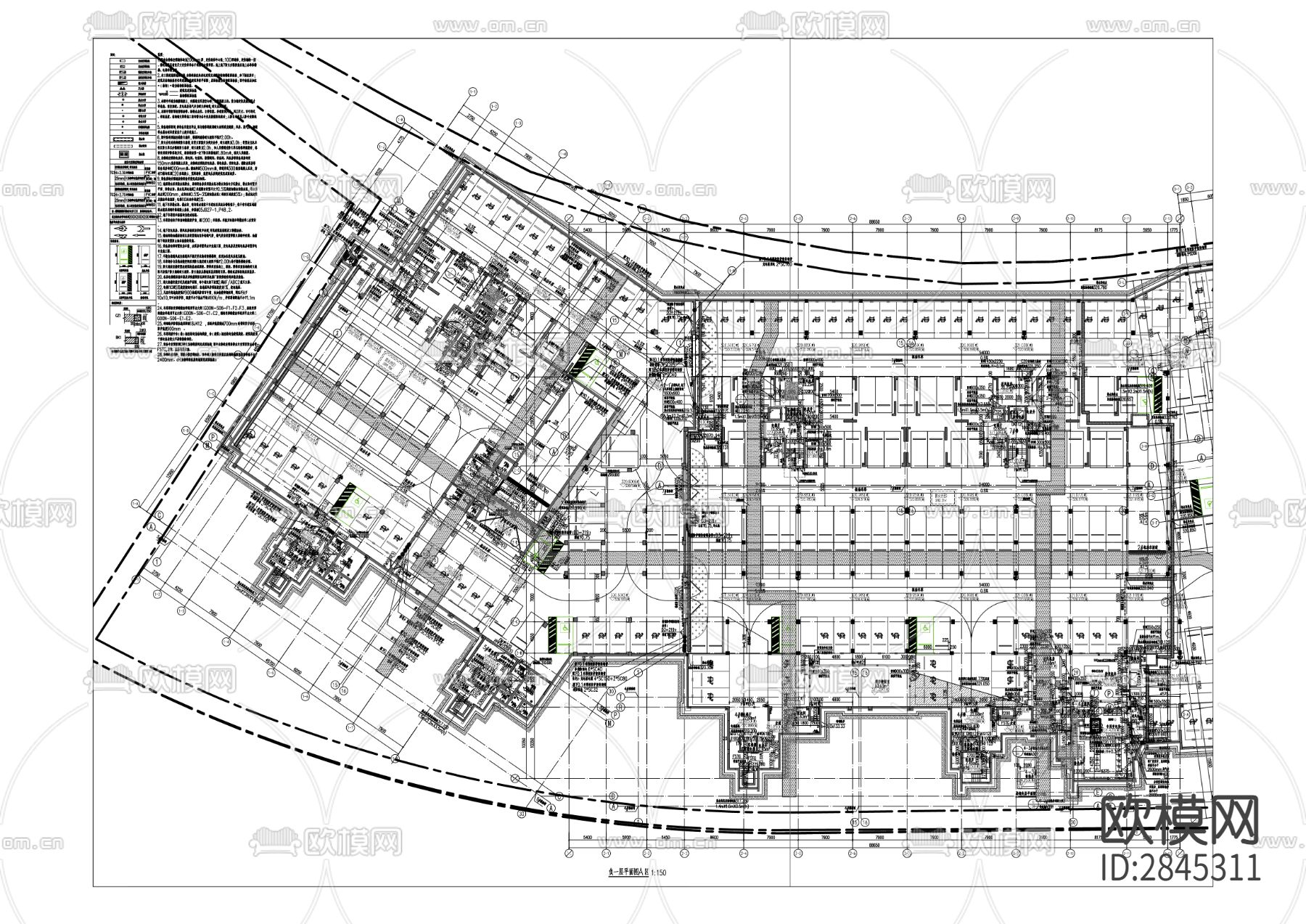 天地源·玖玺香都项目cad施工图下载（渲染图8）