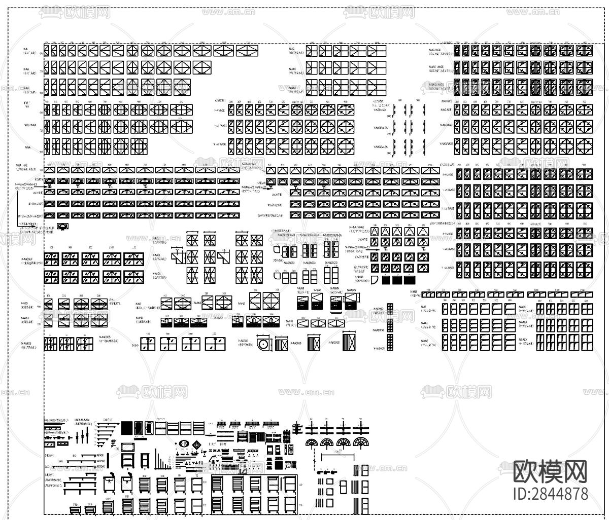 常用五金及厨房电器橱柜CAD施工图下载（渲染图4）