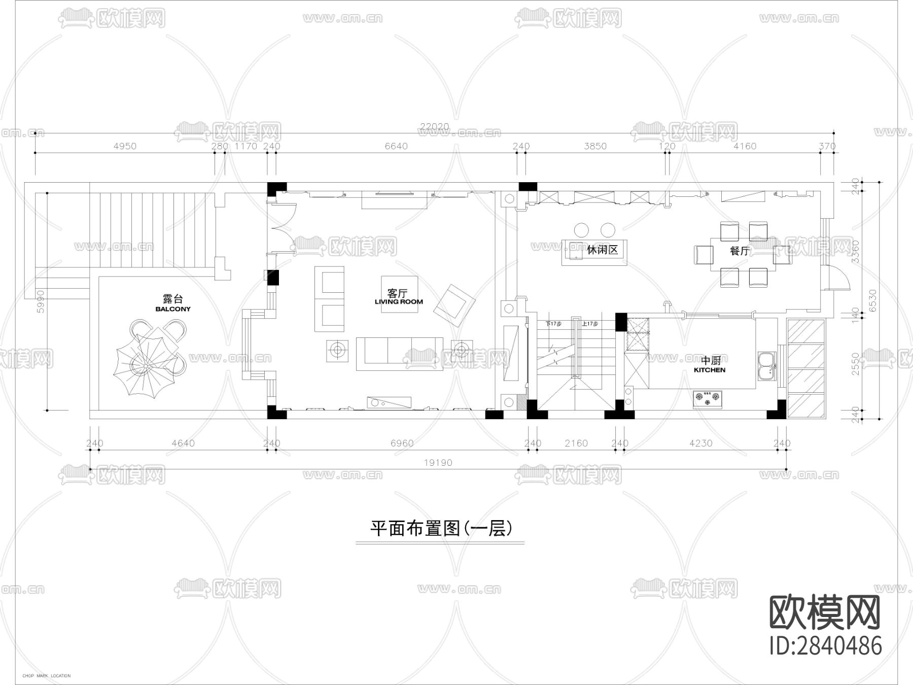 别墅cad施工图下载（渲染图1）