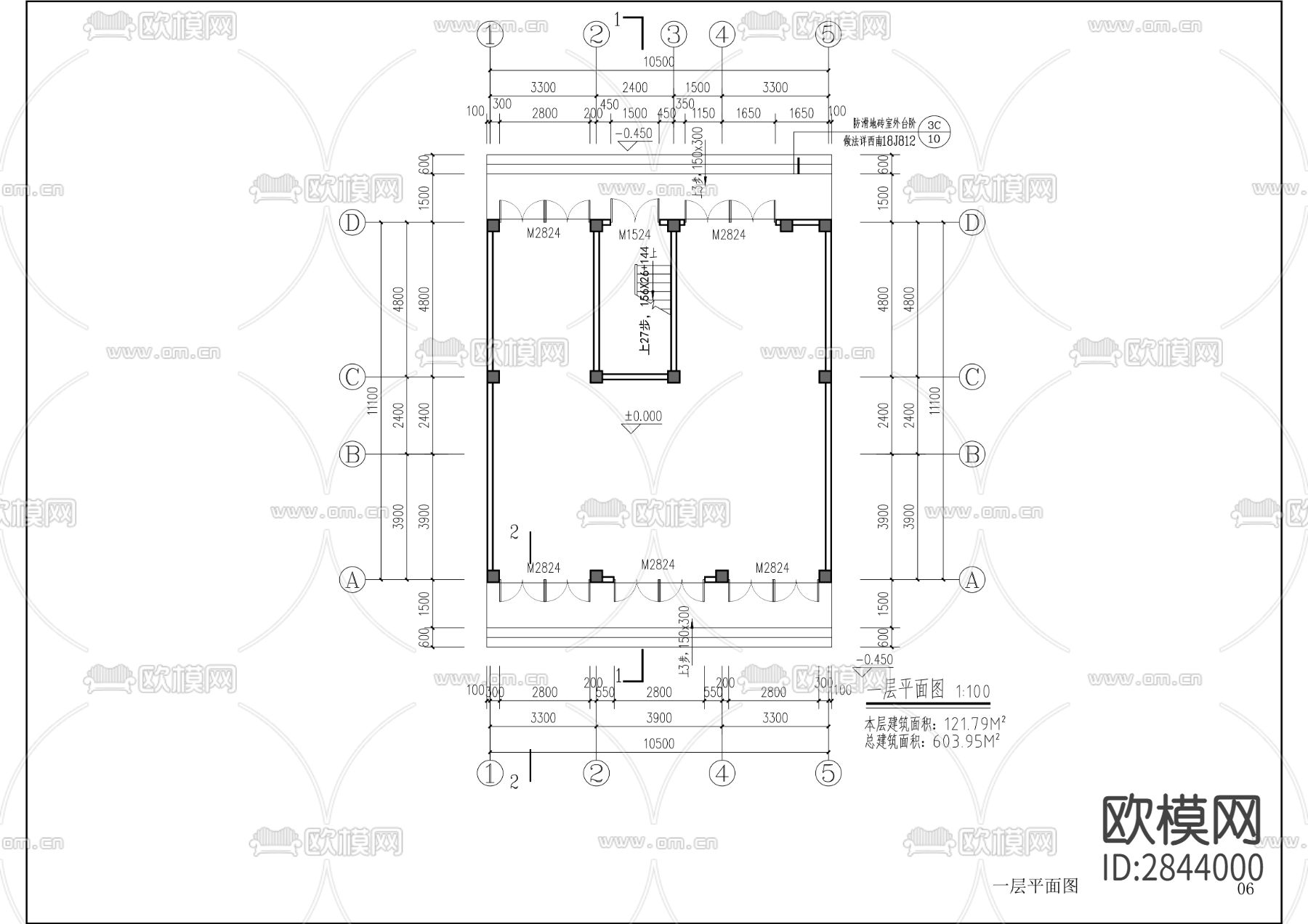 白家坝室外管网 电气工程CAD施工图下载（渲染图7）
