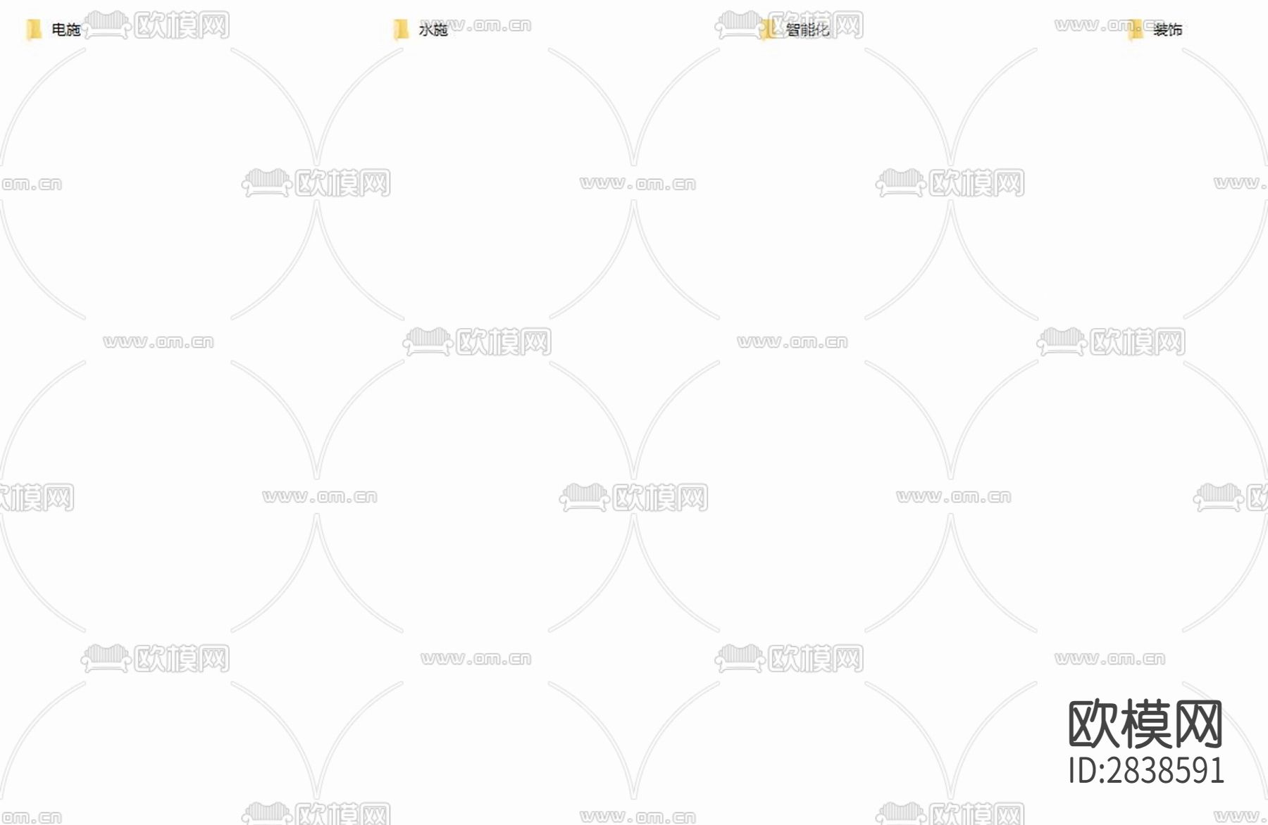 鸣玉溪棚户区国有企事业单位拆迁还建房装修项目cad施工图下载（渲染图1）