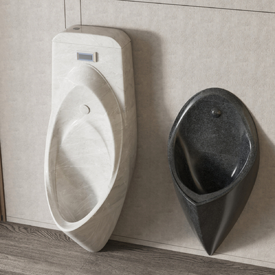  现代小便池su模型 