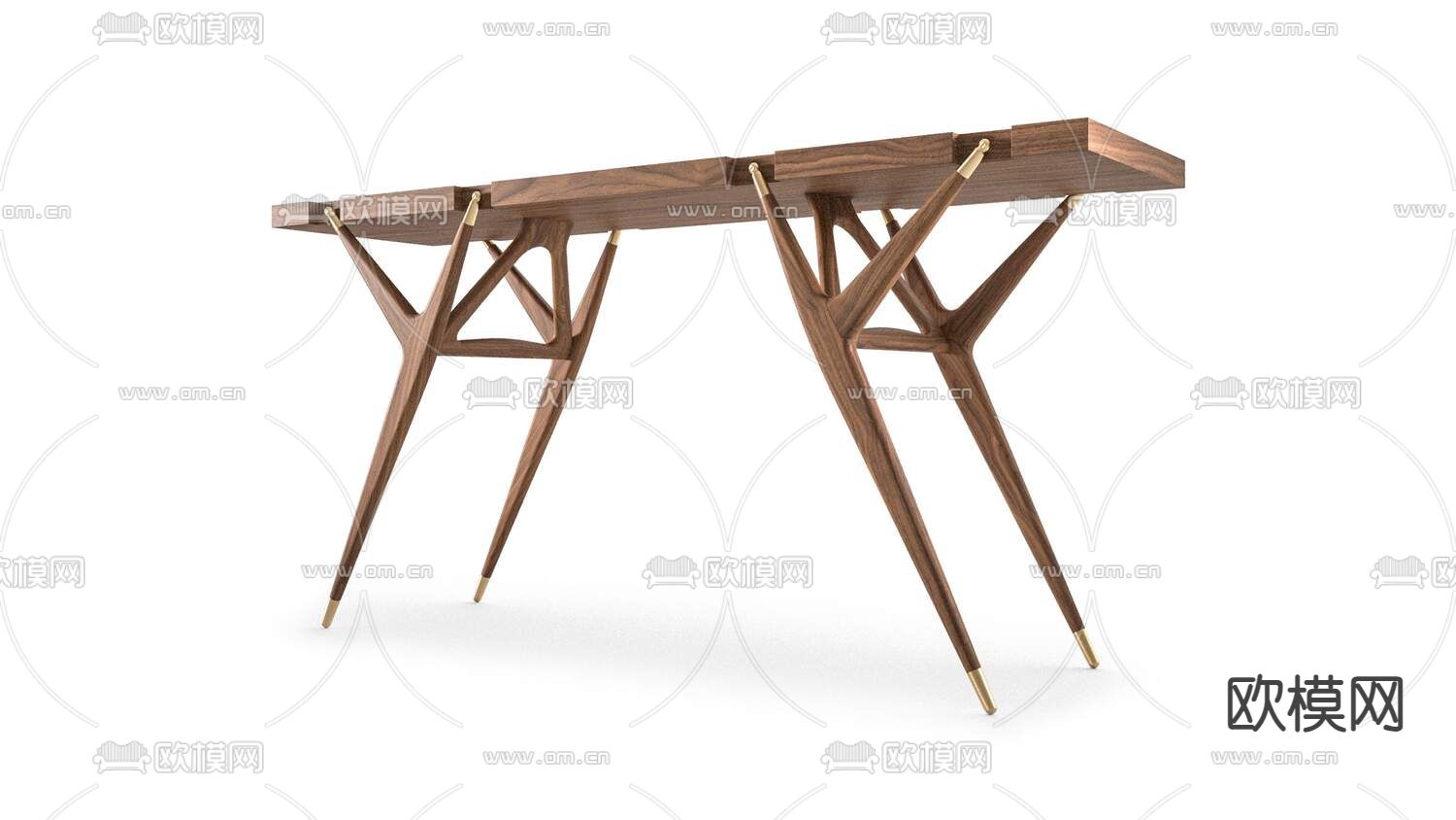 cassina 餐桌3d模型下载（渲染图2）