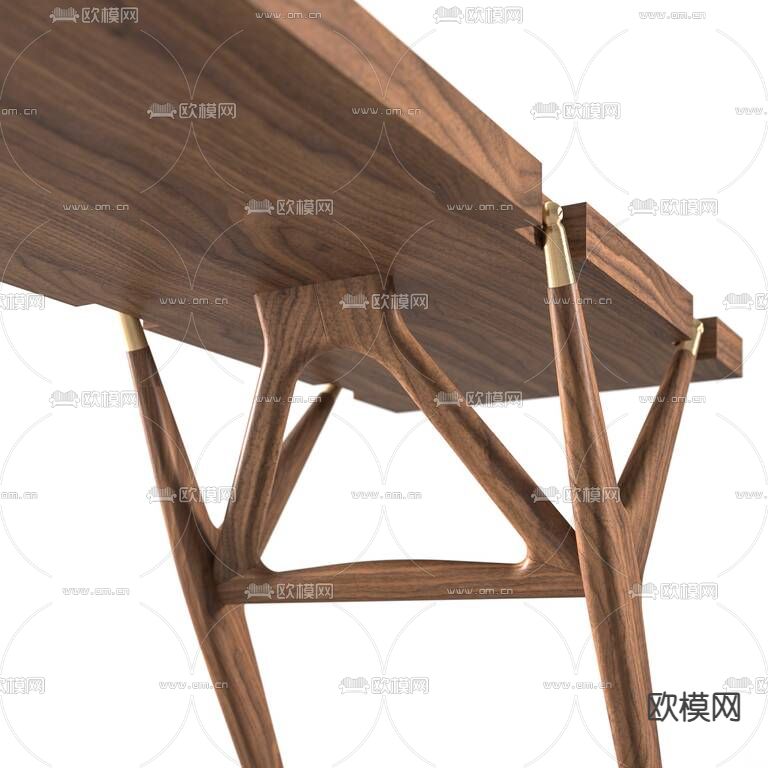 cassina 餐桌3d模型下载（渲染图3）