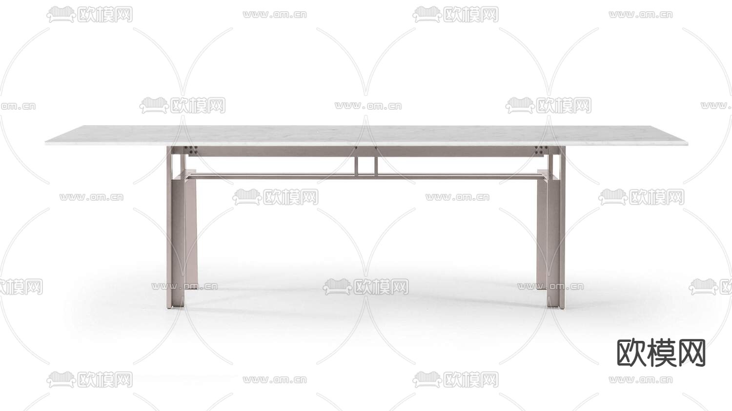 cassina 餐桌3d模型下载（渲染图3）