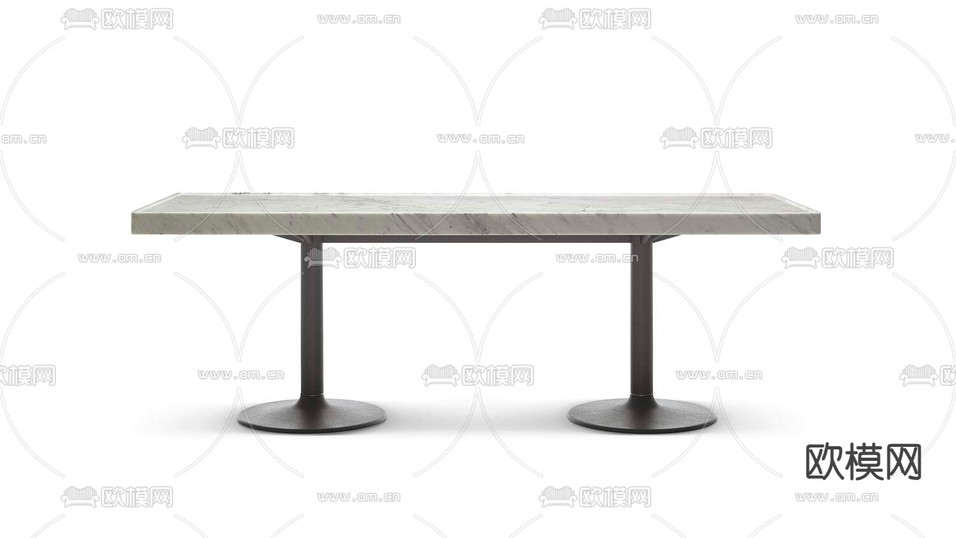cassina 餐桌3d模型下载(渲染图1)