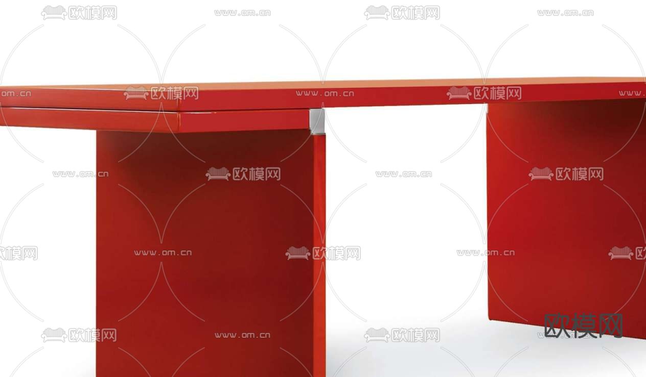 cassina 餐桌3d模型下载（渲染图2）