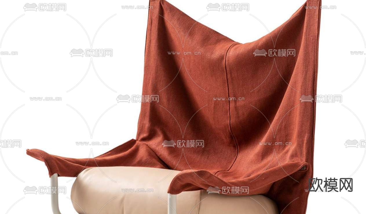 Cassina沙发椅 休闲椅3d模型下载（渲染图4）