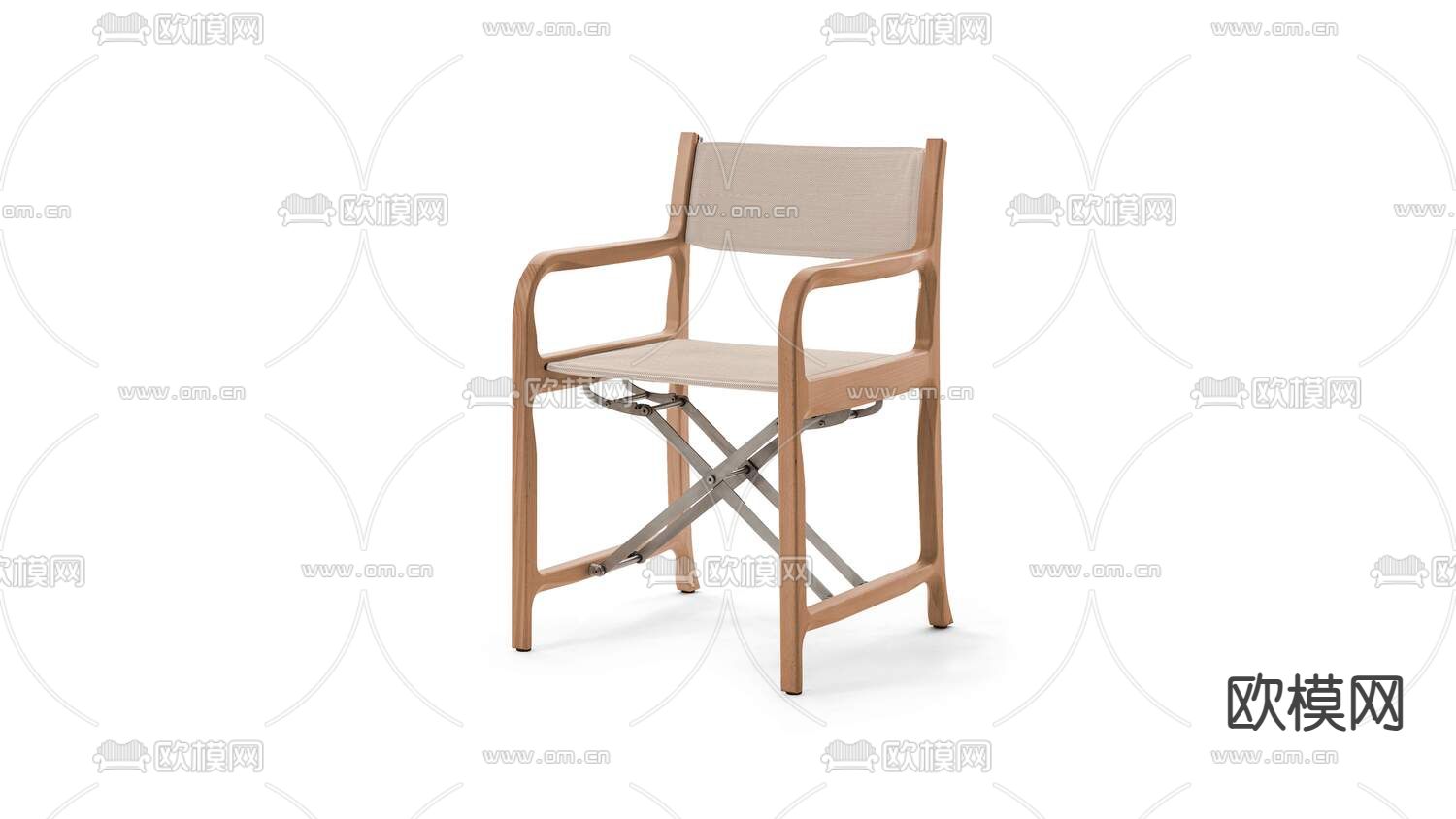 Cassina椅子 折叠椅3d模型下载（渲染图2）