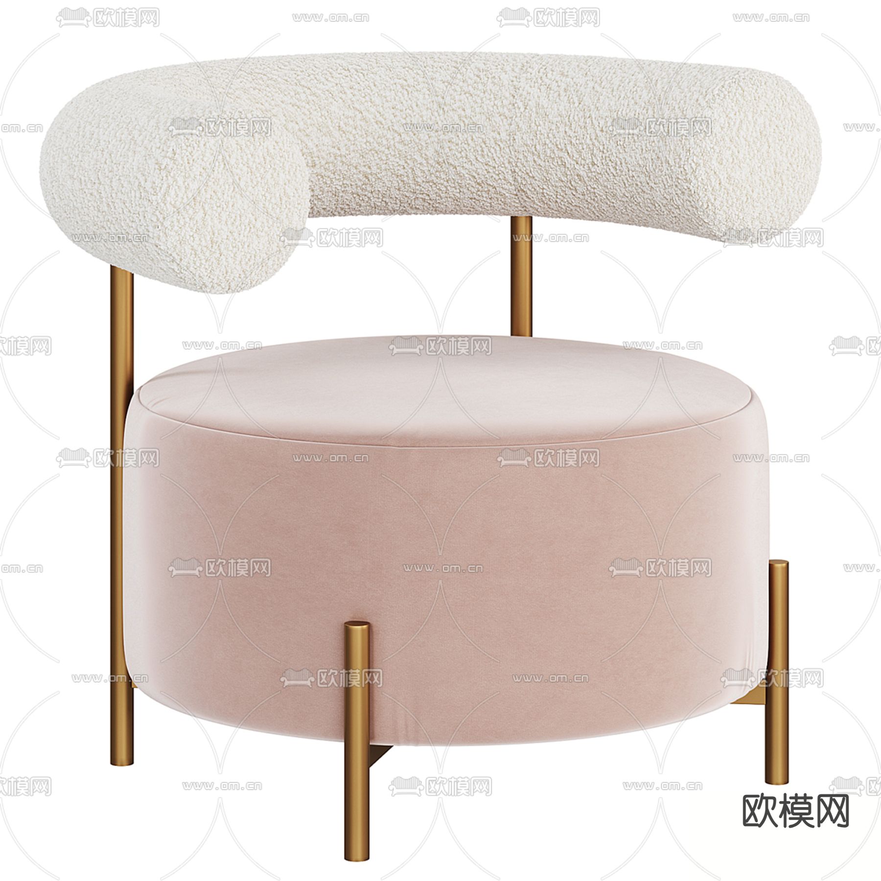 FLOS沙发椅 单人沙发3d模型下载（渲染图1）