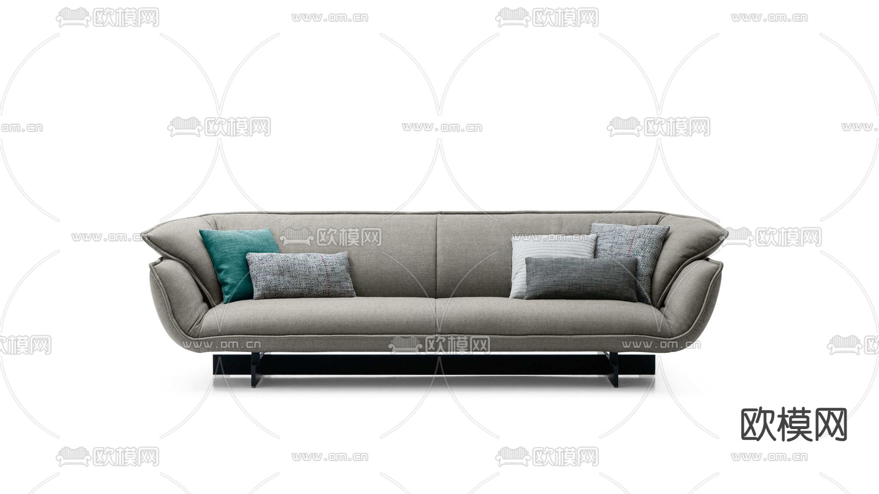 Cassina双人沙发3d模型下载（渲染图2）