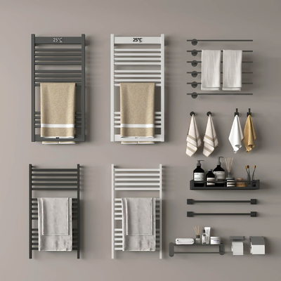  卫浴用品 卫浴小件 毛巾架su模型 