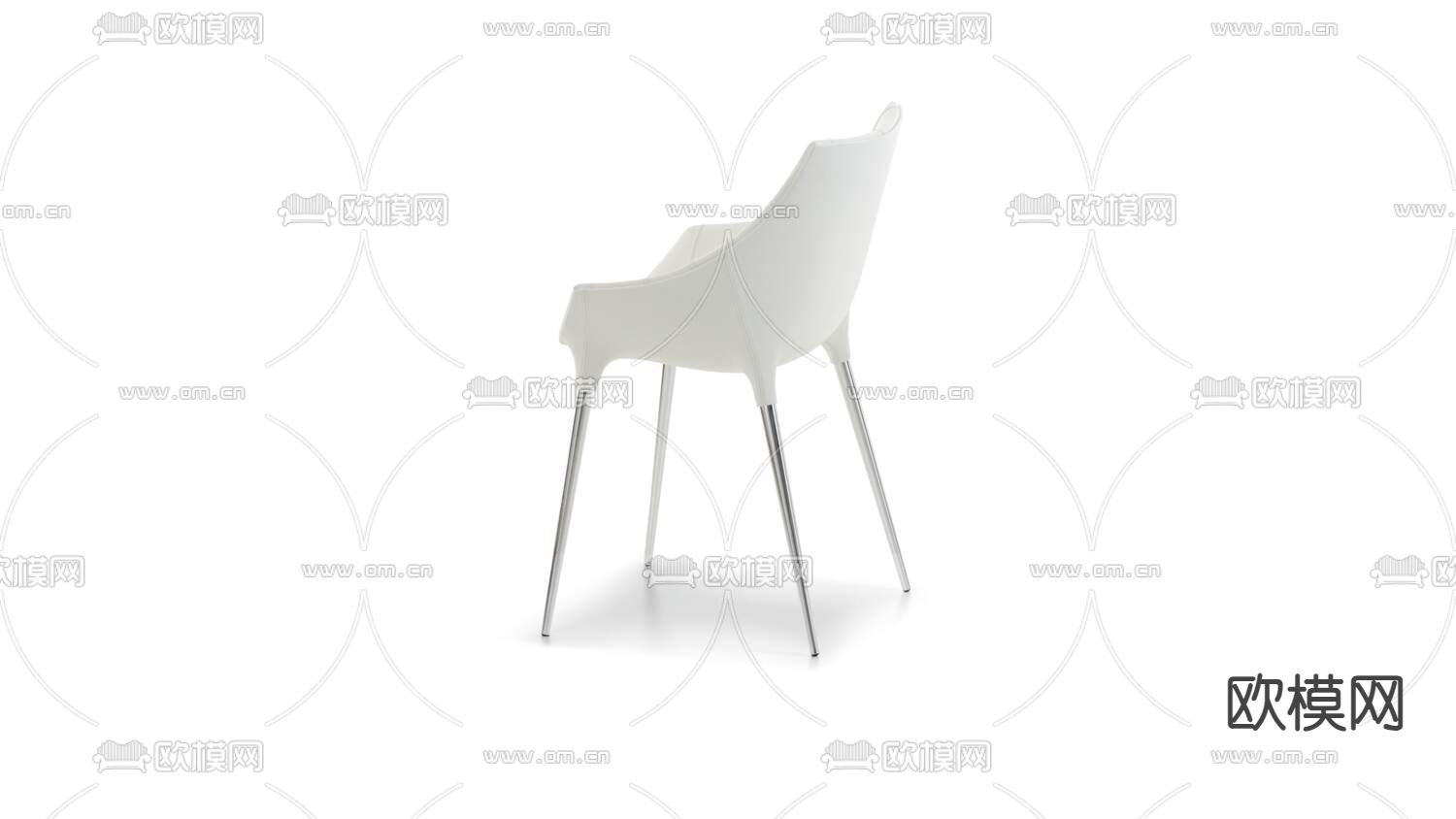 Cassina椅子 餐椅 单椅3d模型下载（渲染图1）