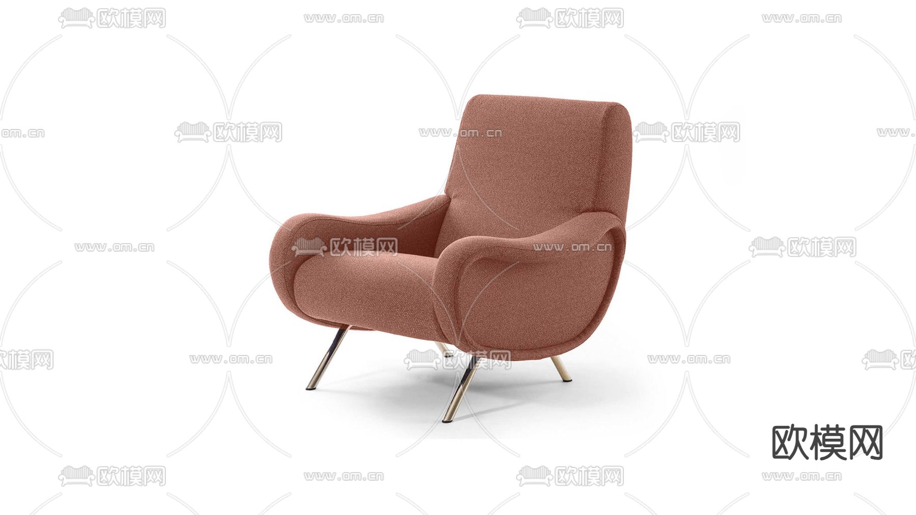 Cassina沙发椅 休闲椅3d模型下载（渲染图2）