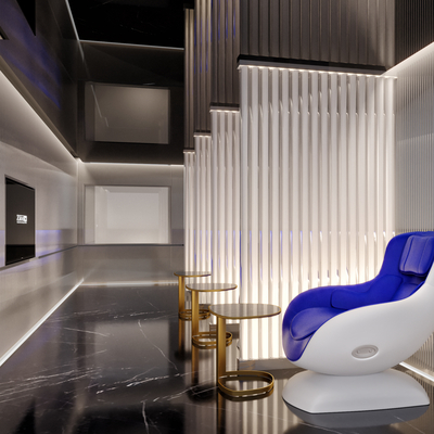  现代医美中心su模型 