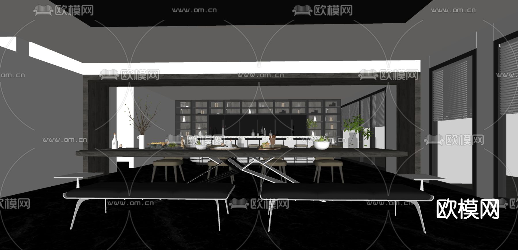 书吧su模型下载（渲染图6）