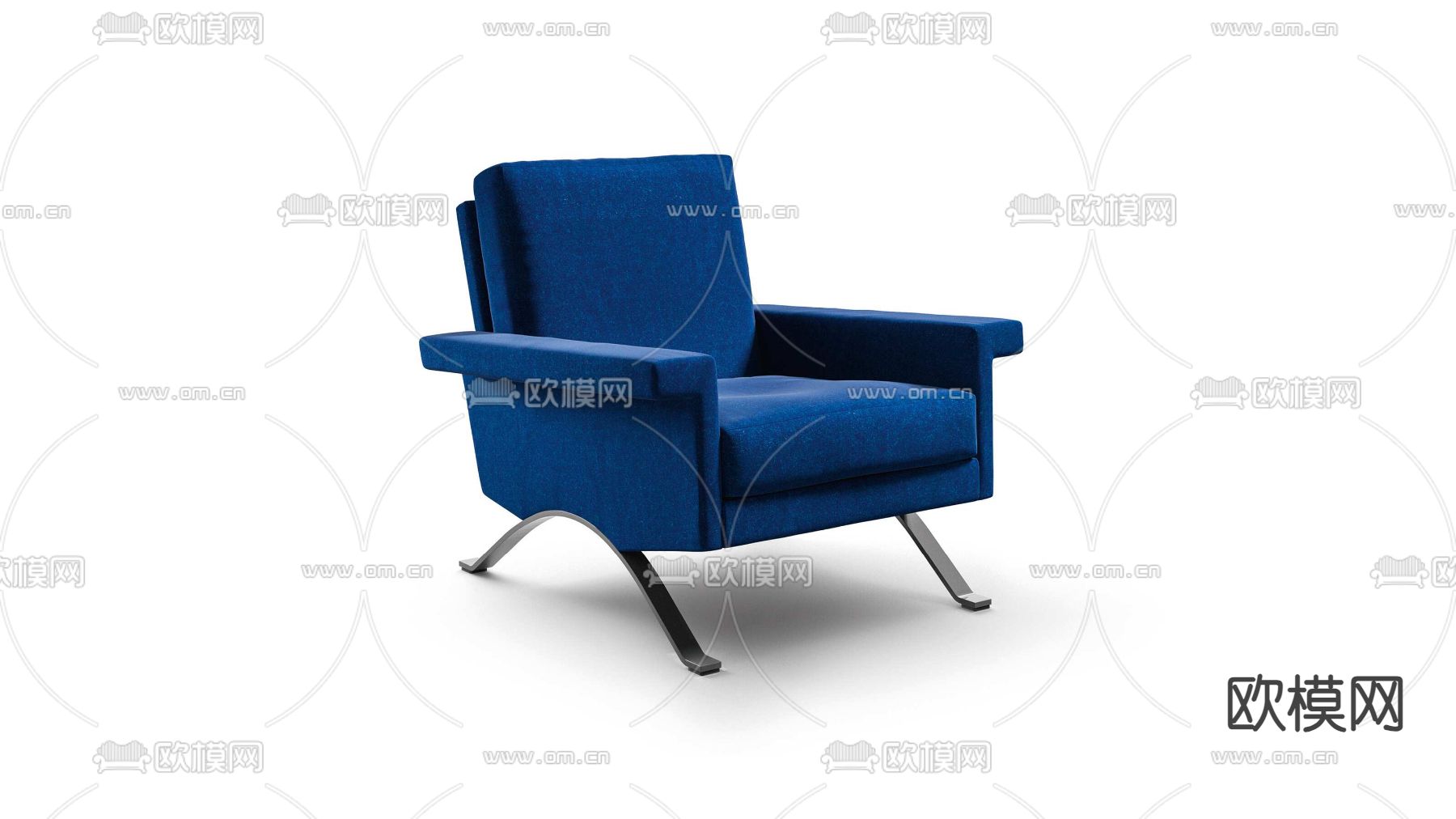 cassina沙发椅 休闲椅3d模型下载（渲染图1）