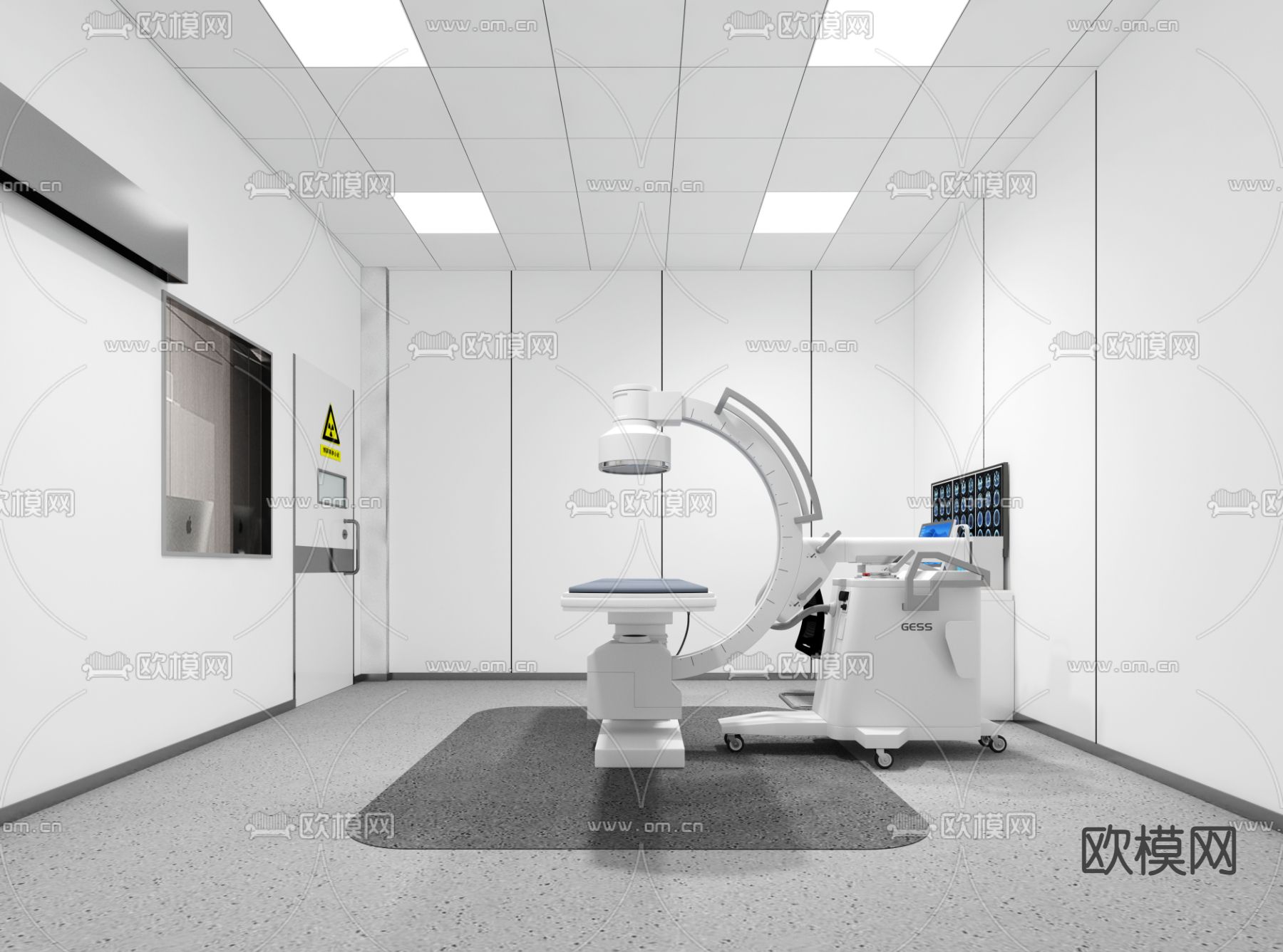 医院CT室 X光室3d模型下载_ID14276569_3dmax免费模型-欧模网
