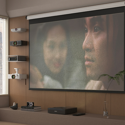  投影幕布 投影仪su模型 