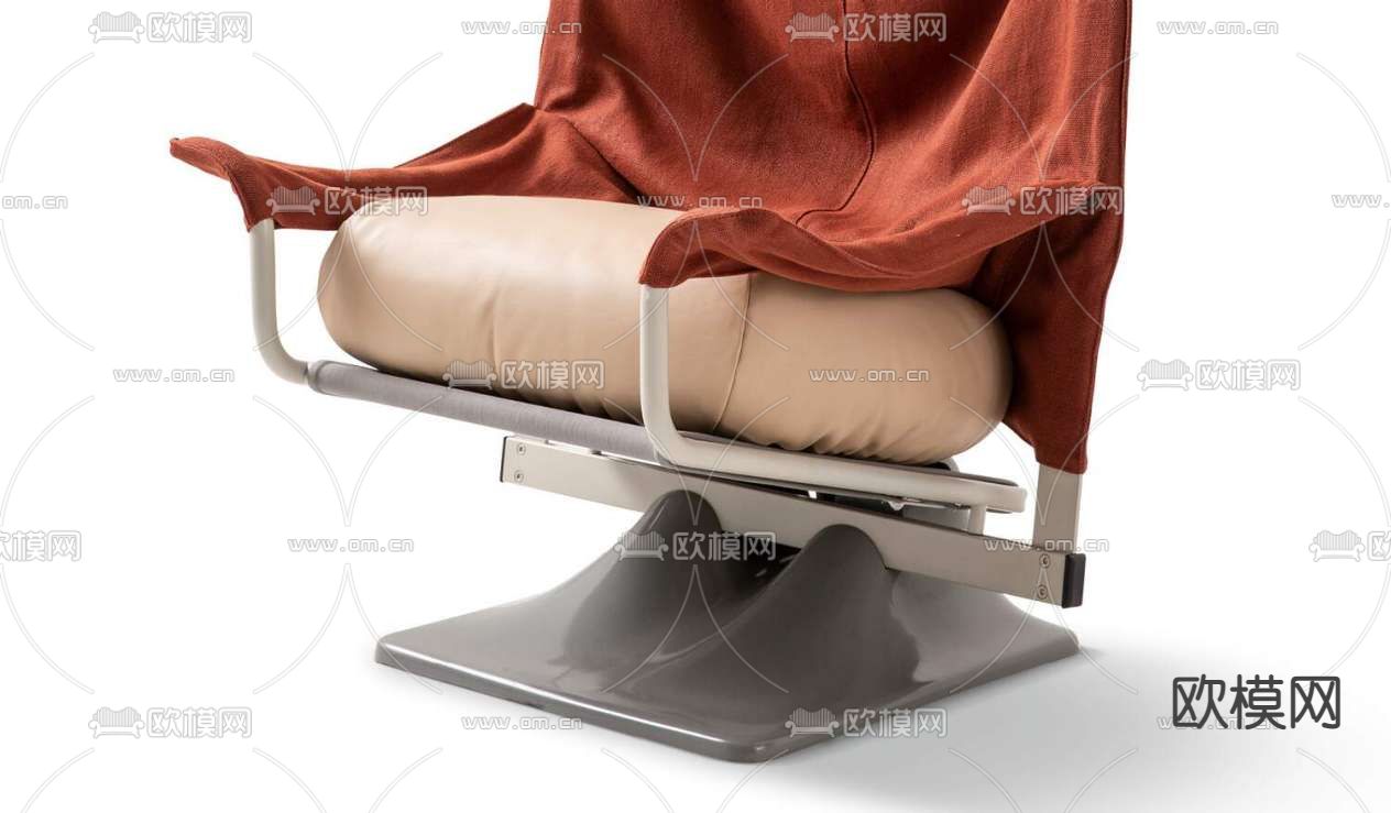 Cassina沙发椅 休闲椅3d模型下载（渲染图3）