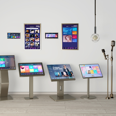  KTV点歌机 唱歌机 话筒su模型 