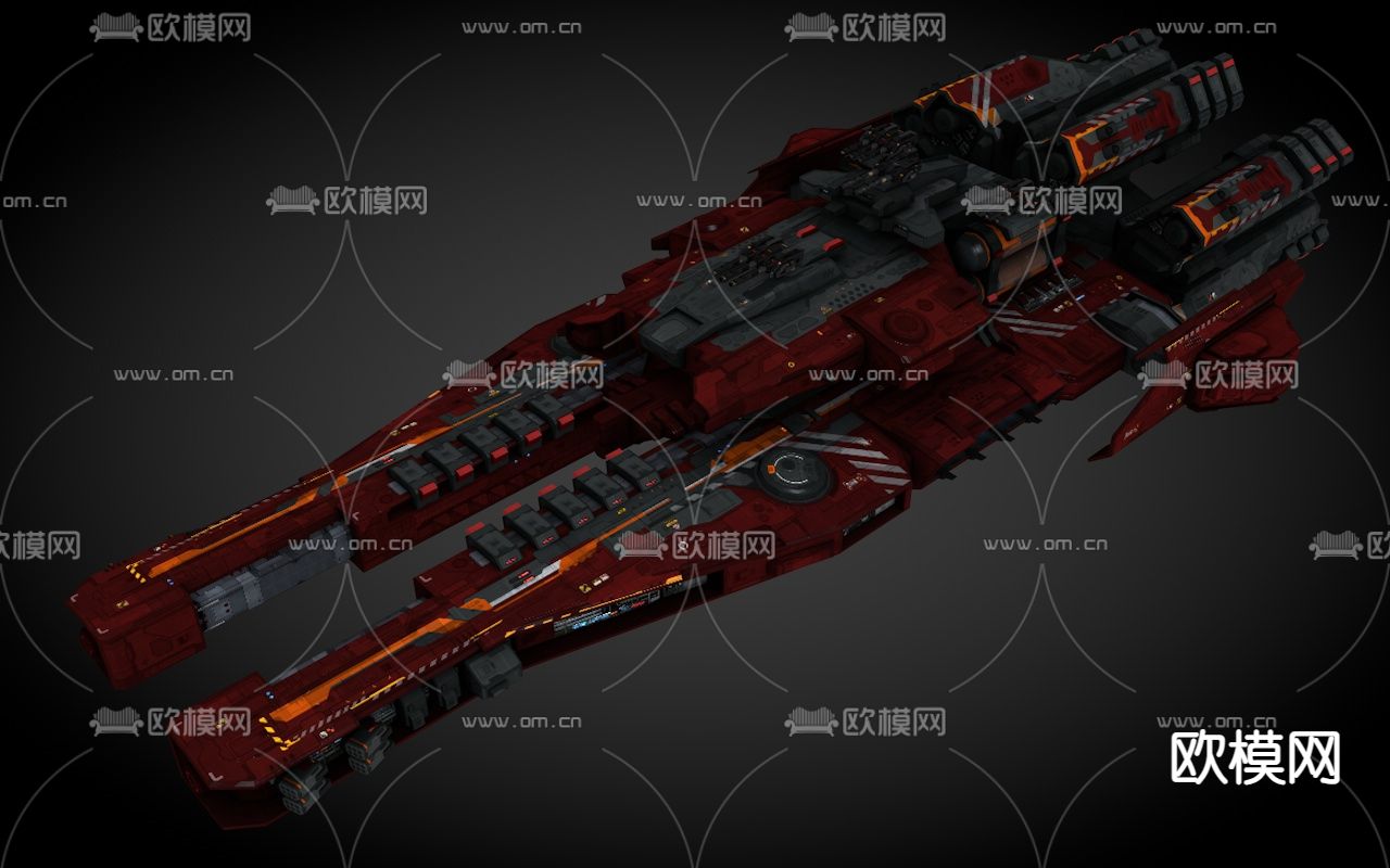 科幻飞行器 宇宙飞船 外星战舰3d模型下载