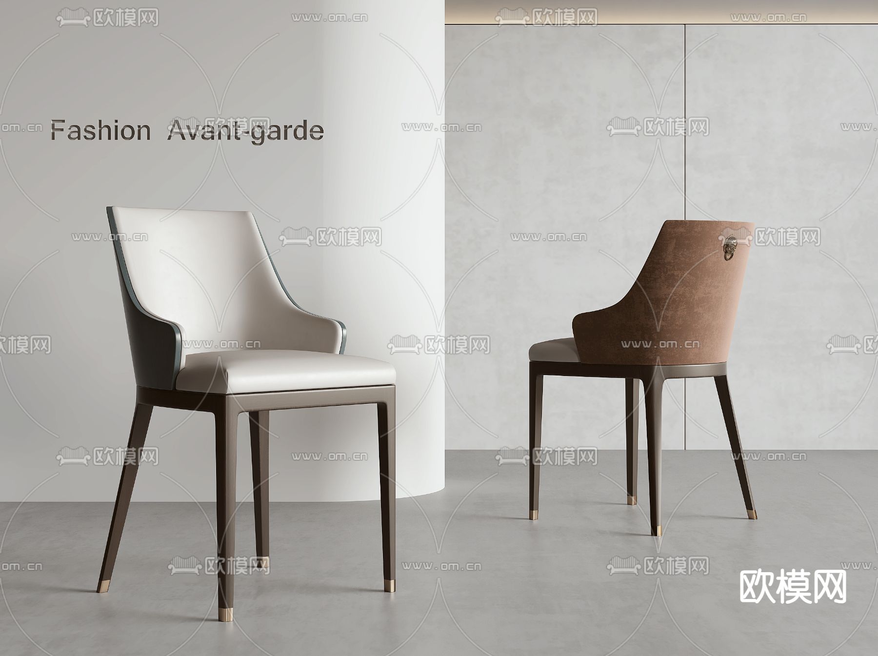 新中式椅子 餐椅3d模型下载