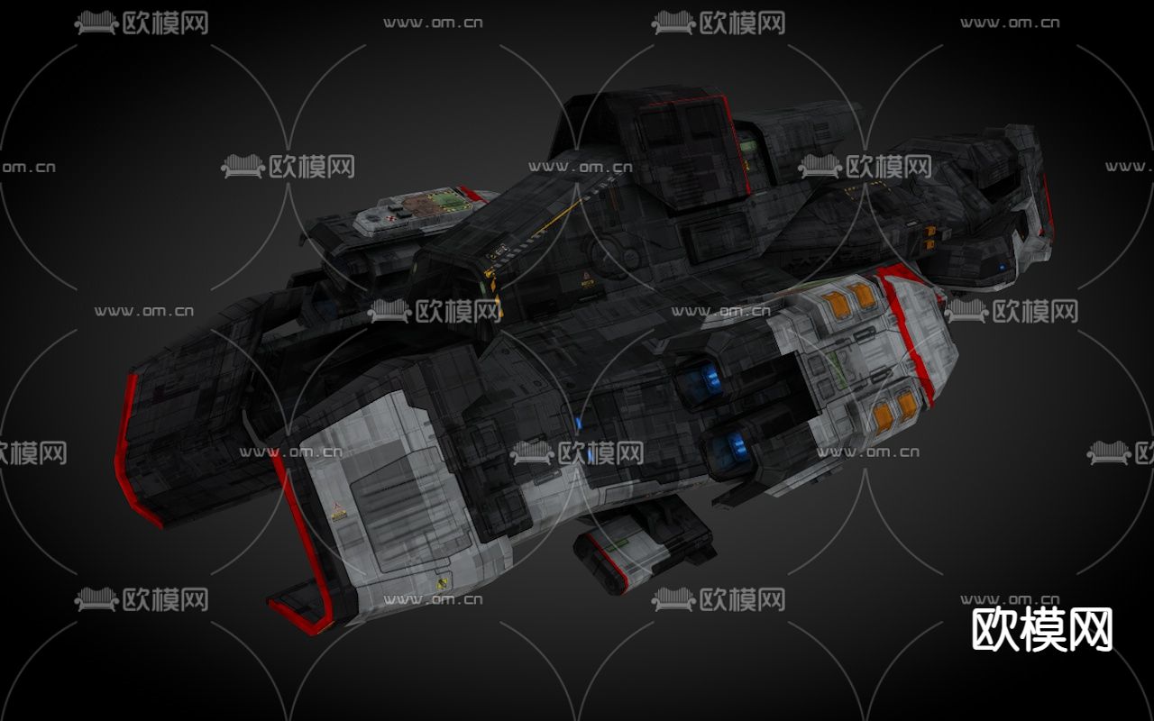 科幻飞行器 宇宙飞船 外星战舰3d模型下载