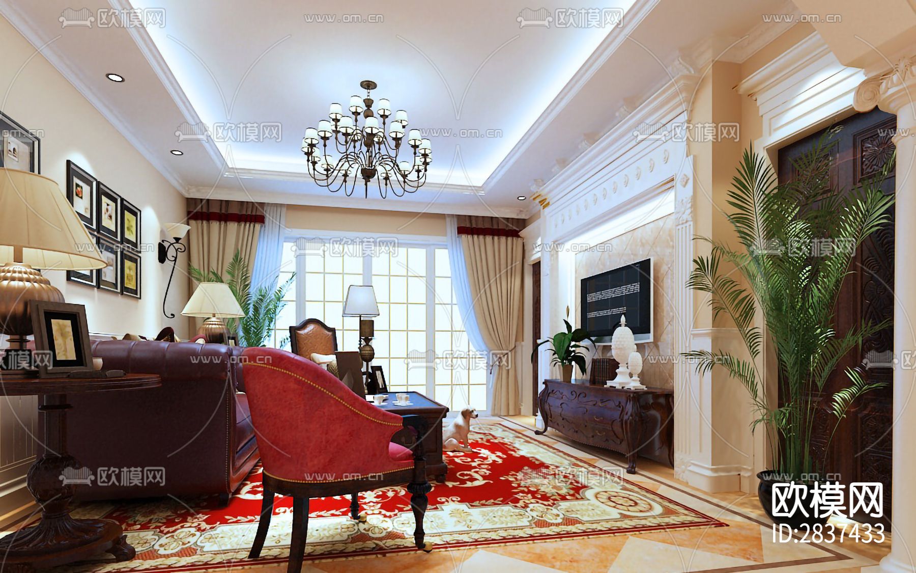 新能源新城市花园cad施工图下载（渲染图3）