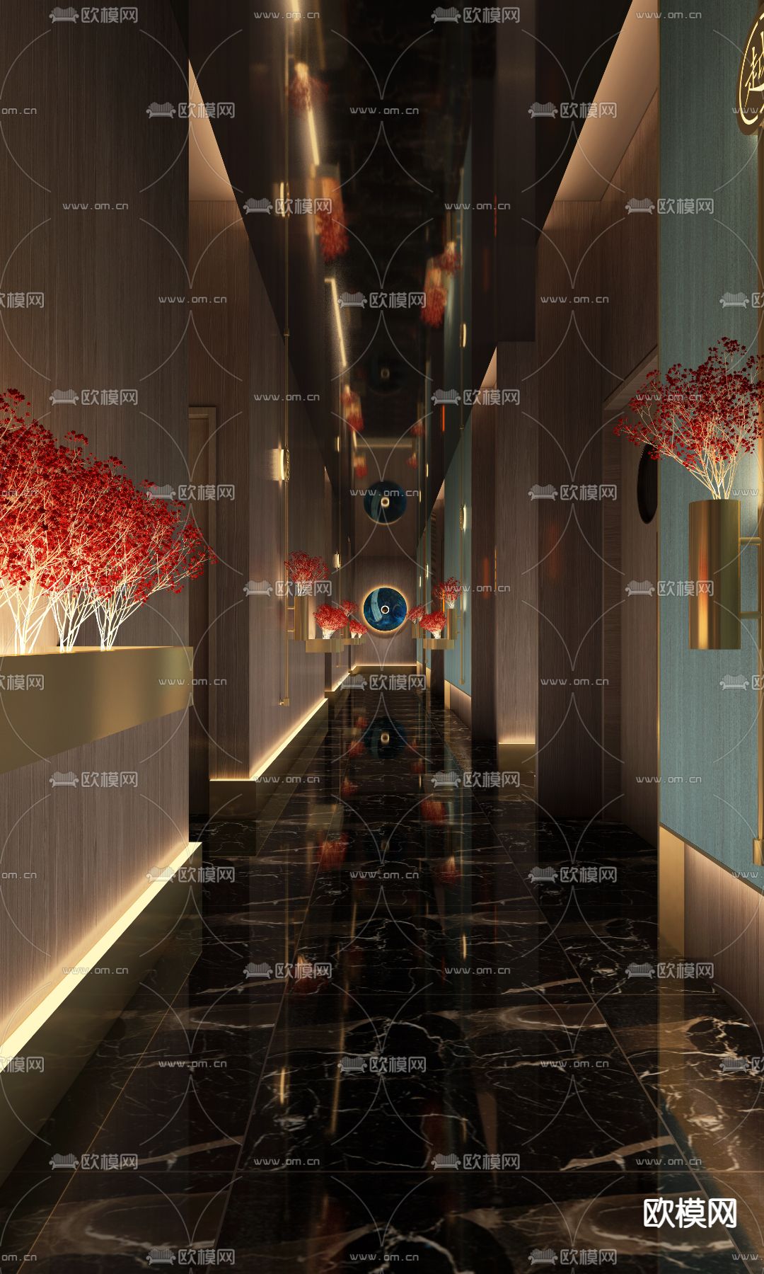 沐足阁 足浴会所 足疗 水疗3d模型下载（渲染图5）
