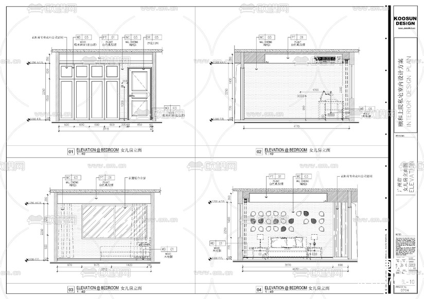 平層全套效果圖全套cad施工圖下載(渲染圖8)