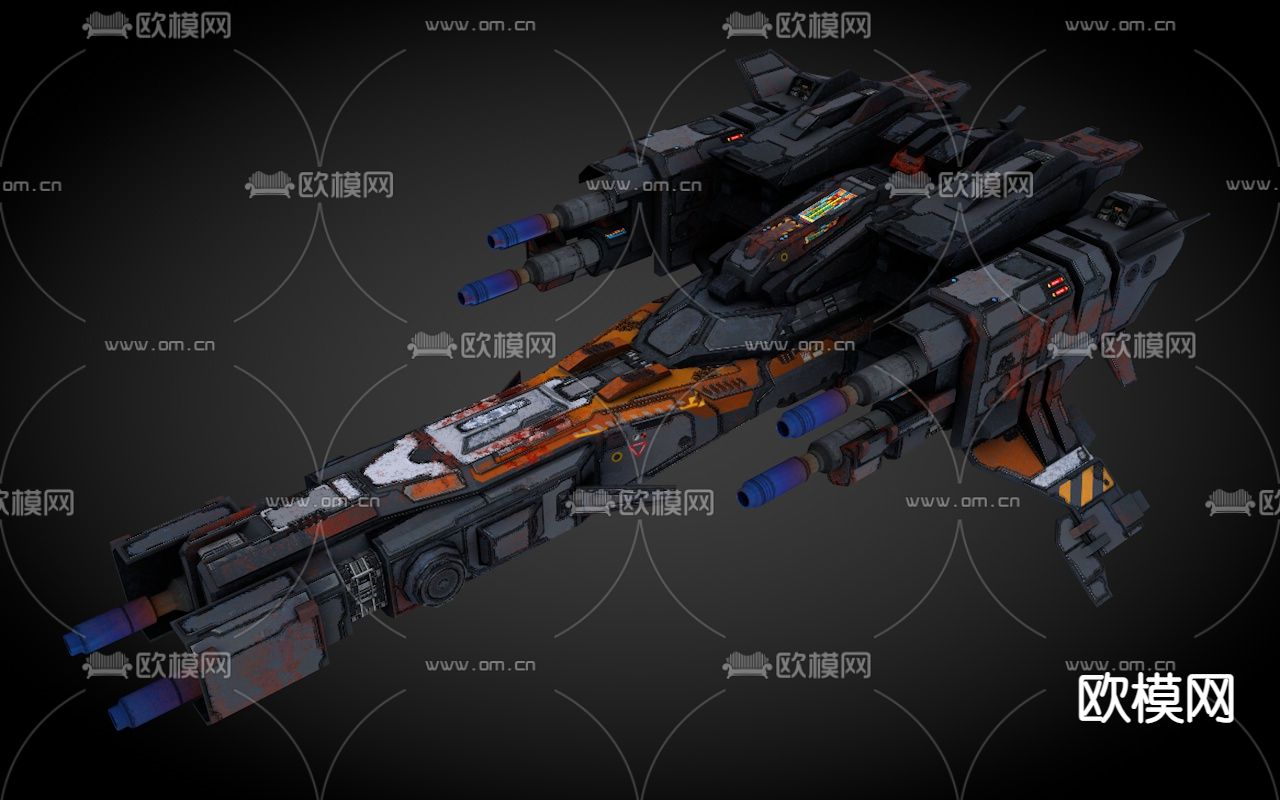 科幻飞行器 宇宙飞船 外星战舰3d模型下载